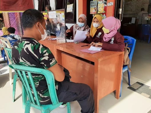 UPTD PUSKESMAS GRIBIG GANDENG DESA KLUMPIT LAKSANAKAN VAKSINASI GRATIS BAGI WARGANYA