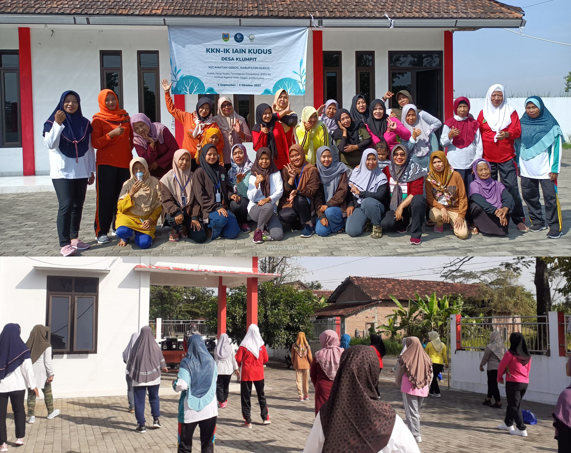 Kegiatan Rutin Jumat Sehat - Senam Bersama di PKD Klumpit