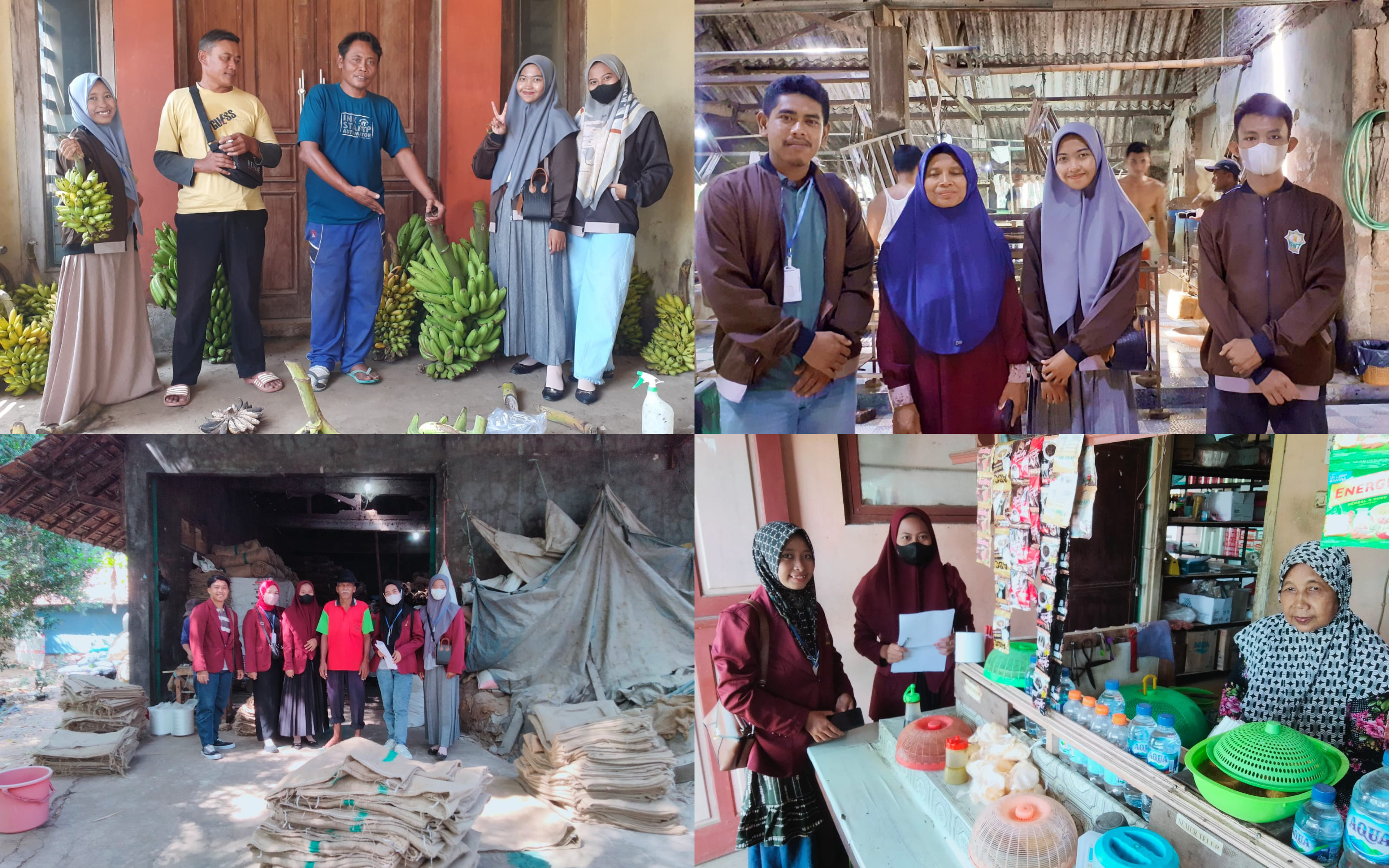 Pendataan UMKM di Desa Klumpit Oleh Mahasiswa KKN-IK IAIN Kudus